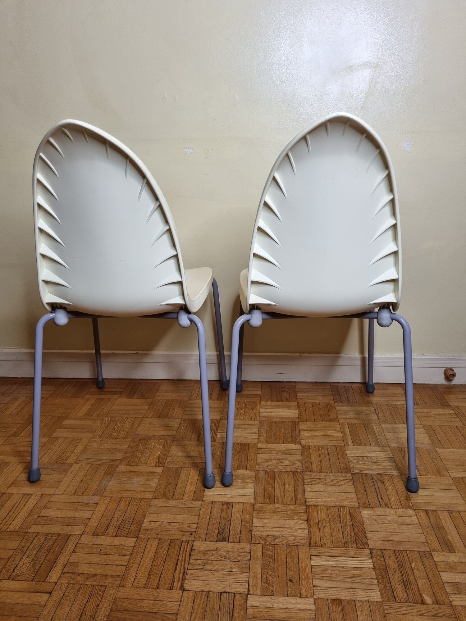 Paire de chaises "Lanceolata" design Platt & Young pour Driade (made in Italy)