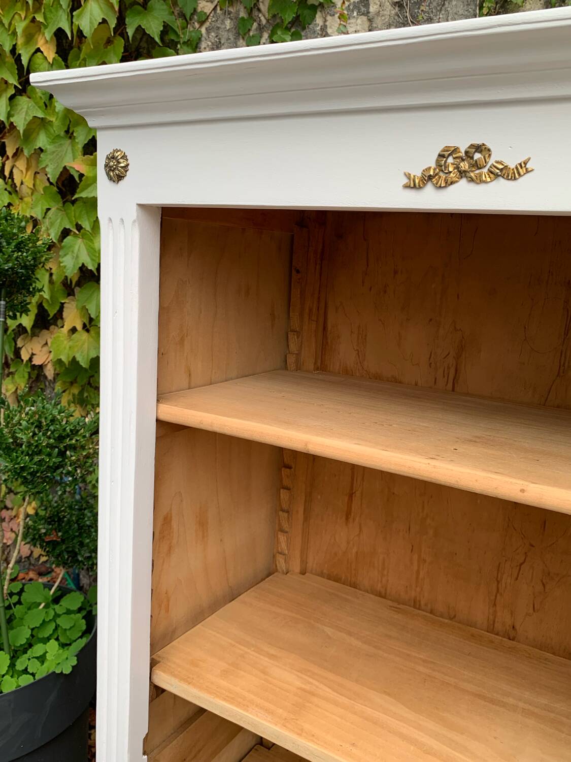 Antique Parisian glass cabinet H150