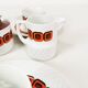 Space age coffee and tea set, Schirnding, Germany, 1970s.