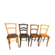 4 old bistro chairs
