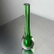 Vase soliflore vert sommerso par Seguso, Murano, Italie, 1970