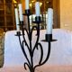 Metal heart candle holder 5 candles