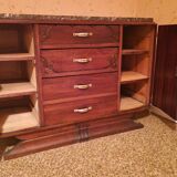 Art Deco sideboard with marble top