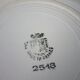 5 plates in Earthenware St Amandinoise blue floral decoration