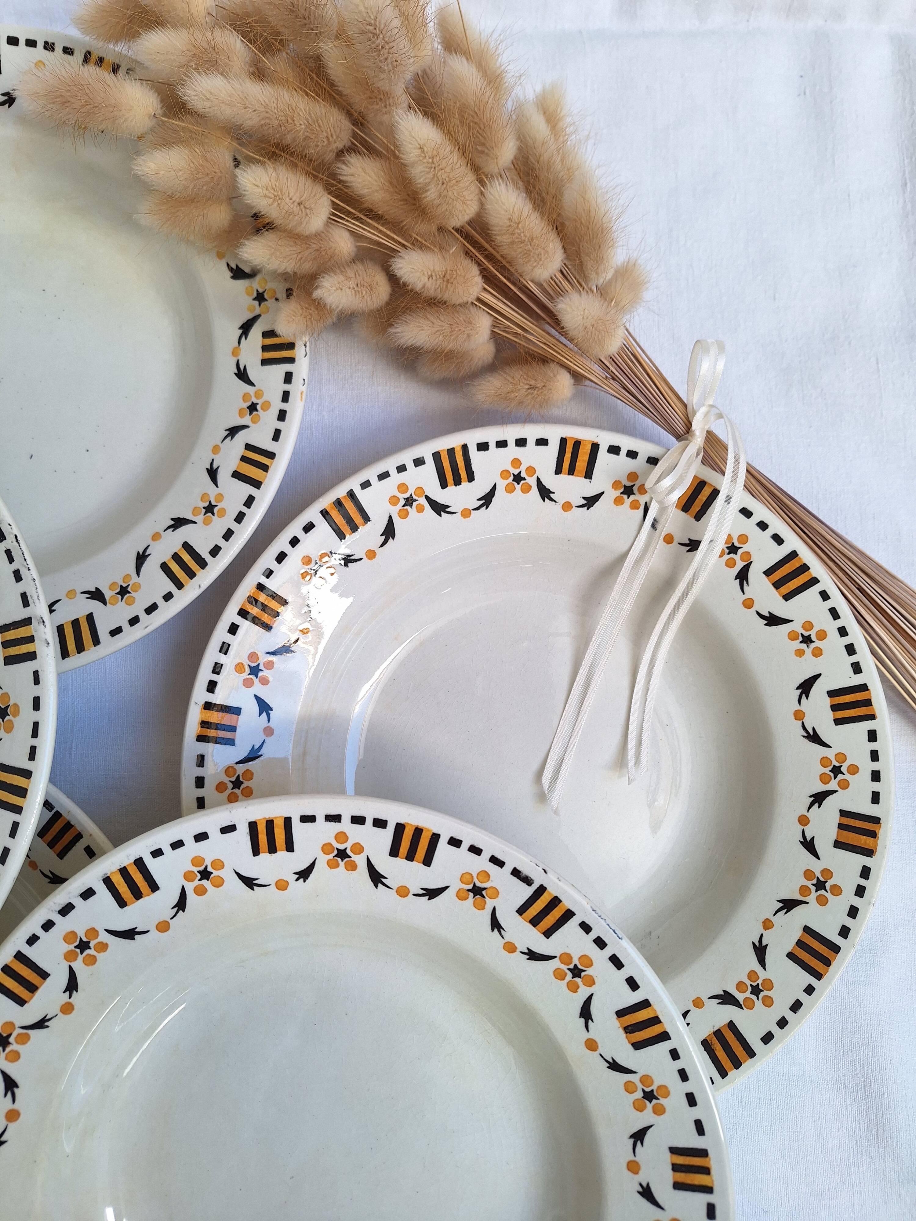 Gien 456 soup plates