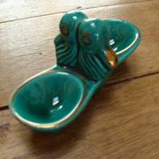 Serviteur sel et poivre art déco aux canards