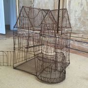 Handmade wire birdcage