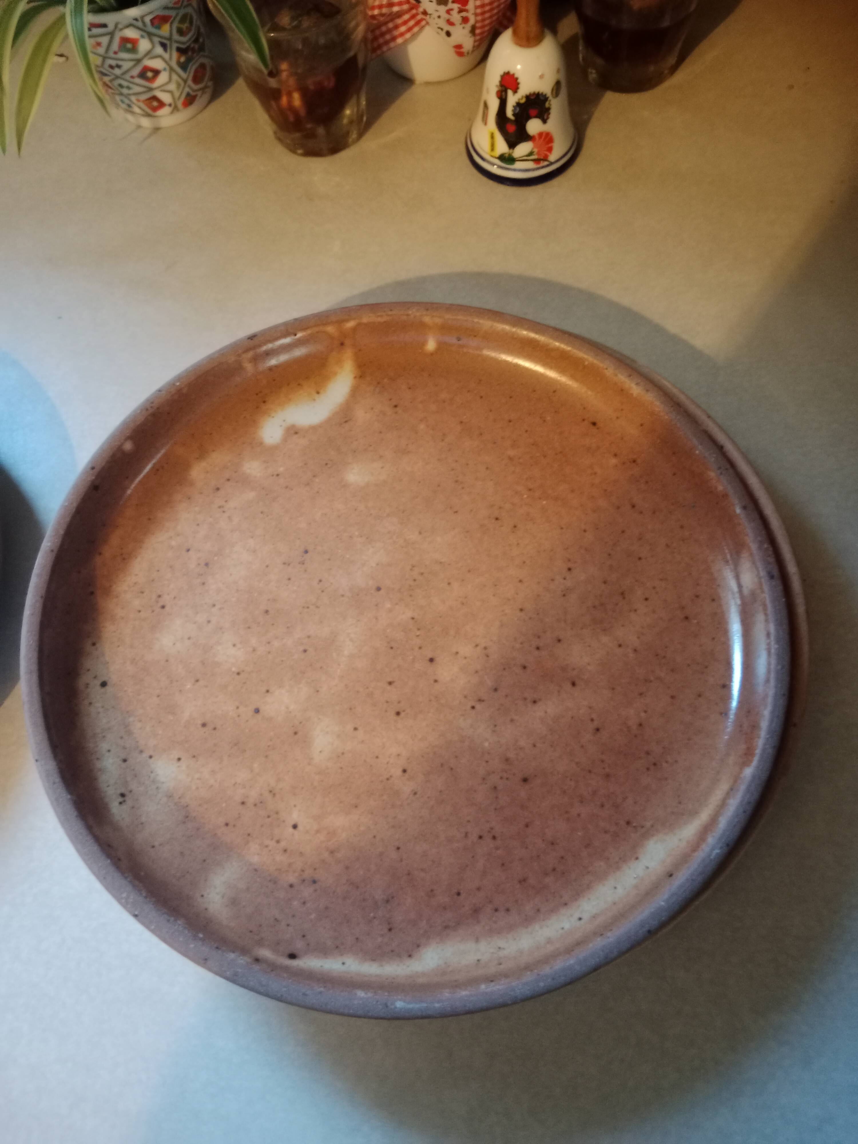 Vintage stoneware plates
