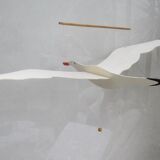 mobile mouette en bois  96 cm