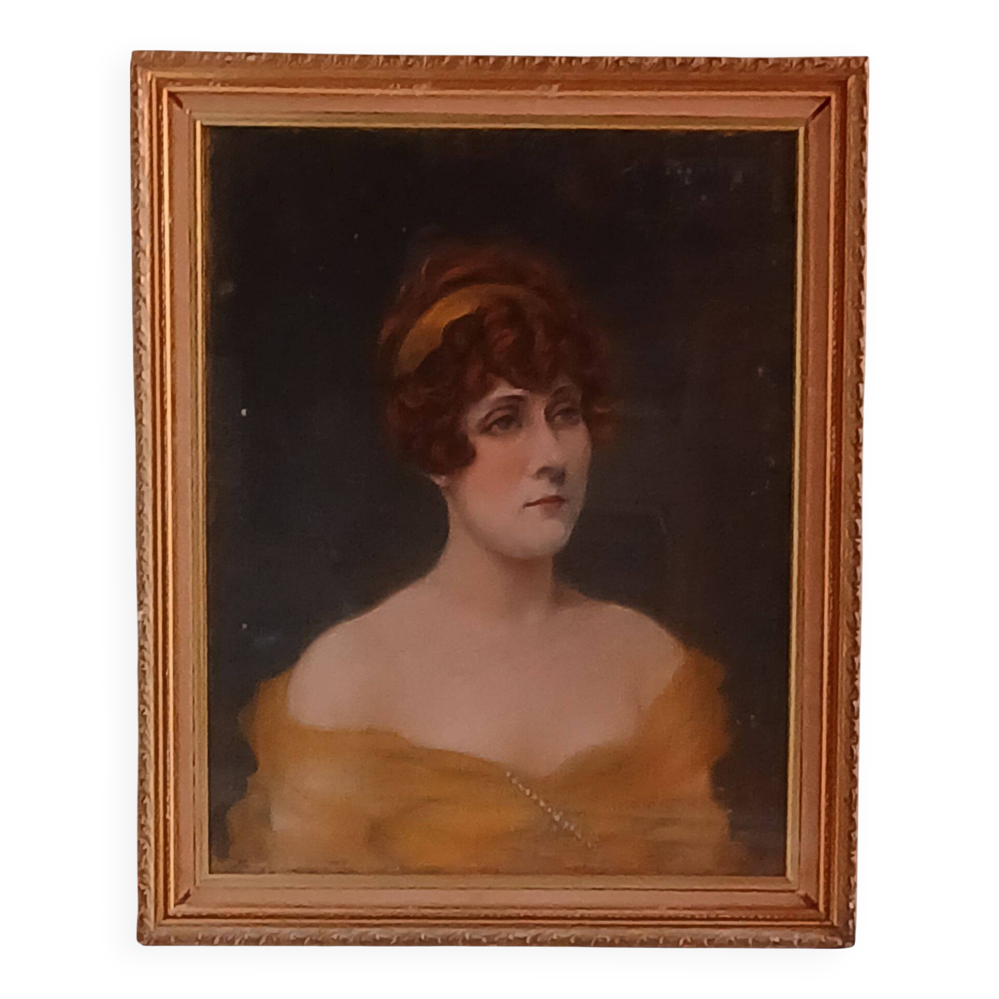 Portrait of a woman in the 18th century style