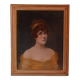 Portrait of a woman in the 18th century style