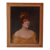 Portrait de femme dans le goût xviiième