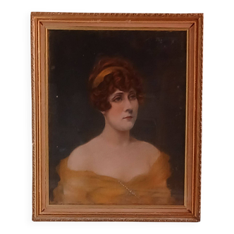 Portrait of a woman in the 18th century style