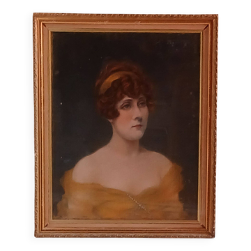 Portrait of a woman in the 18th century style