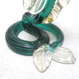 Vase sculpture Fish glass by Murano Salviati