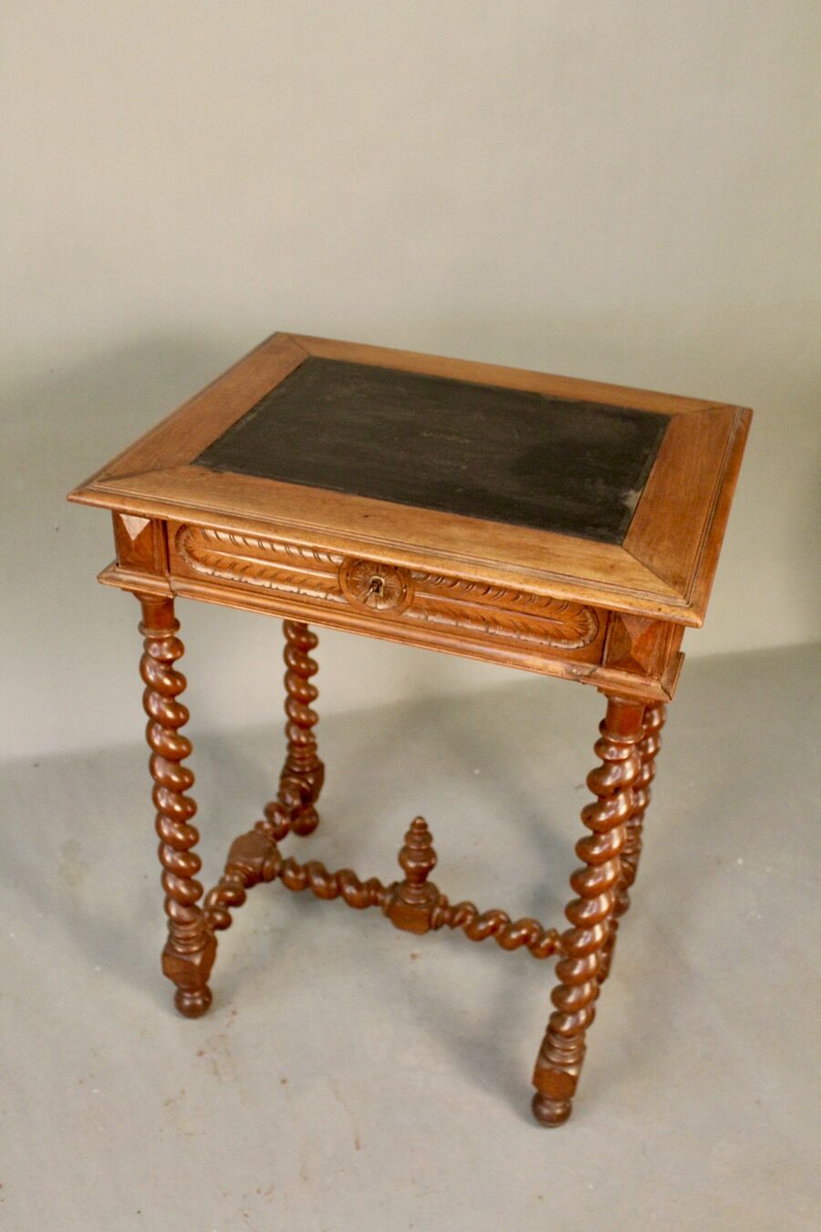 Small Louis XIII Style Table with Turned Legs