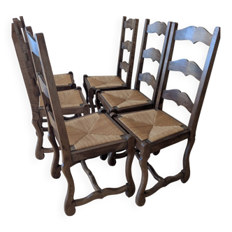 6 Basque chairs