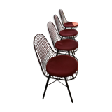 Set of 4 chairs by Eames for Vitra