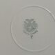 Plat à tarte Villeroy & Boch céladon et or