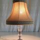 Table lamp in brass and glass - mid 20th century