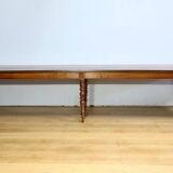Important Community Table in Oak and Walnut – Late 19th Century
