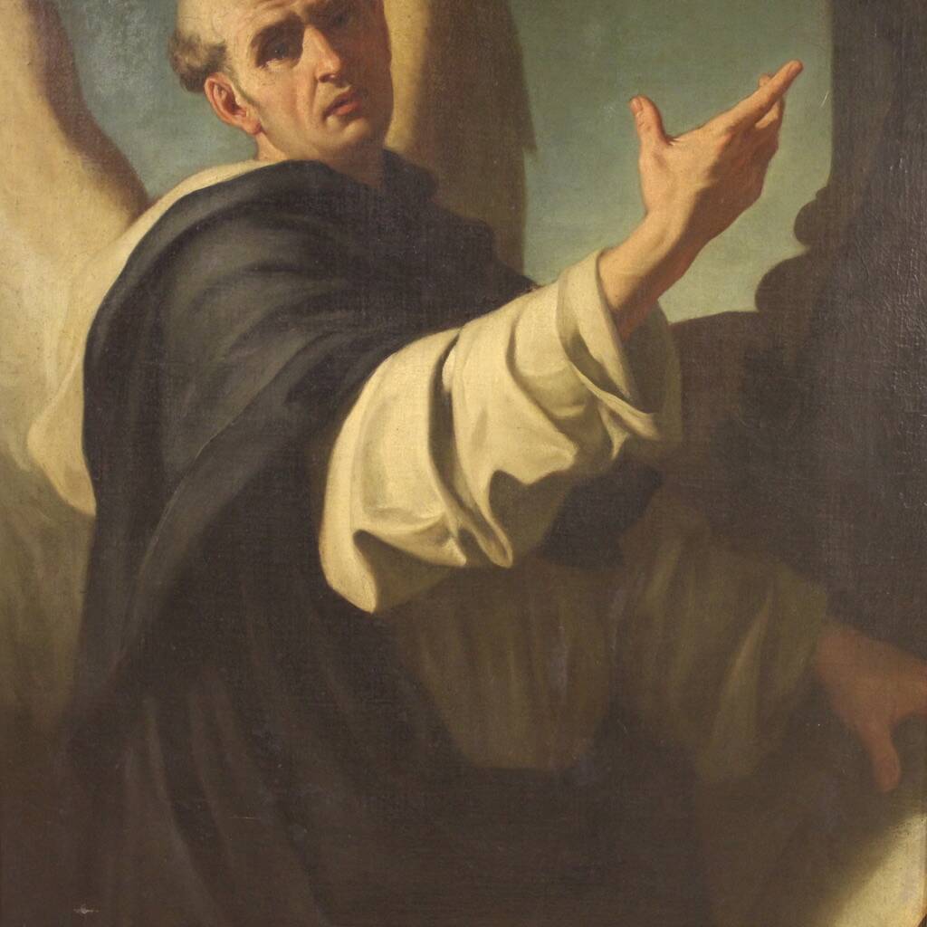 Great 18th century Italian painting, Saint Vincent Ferrer