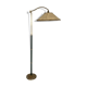 Arredoluce Monza, vintage brass and leather floor lamp. 40s