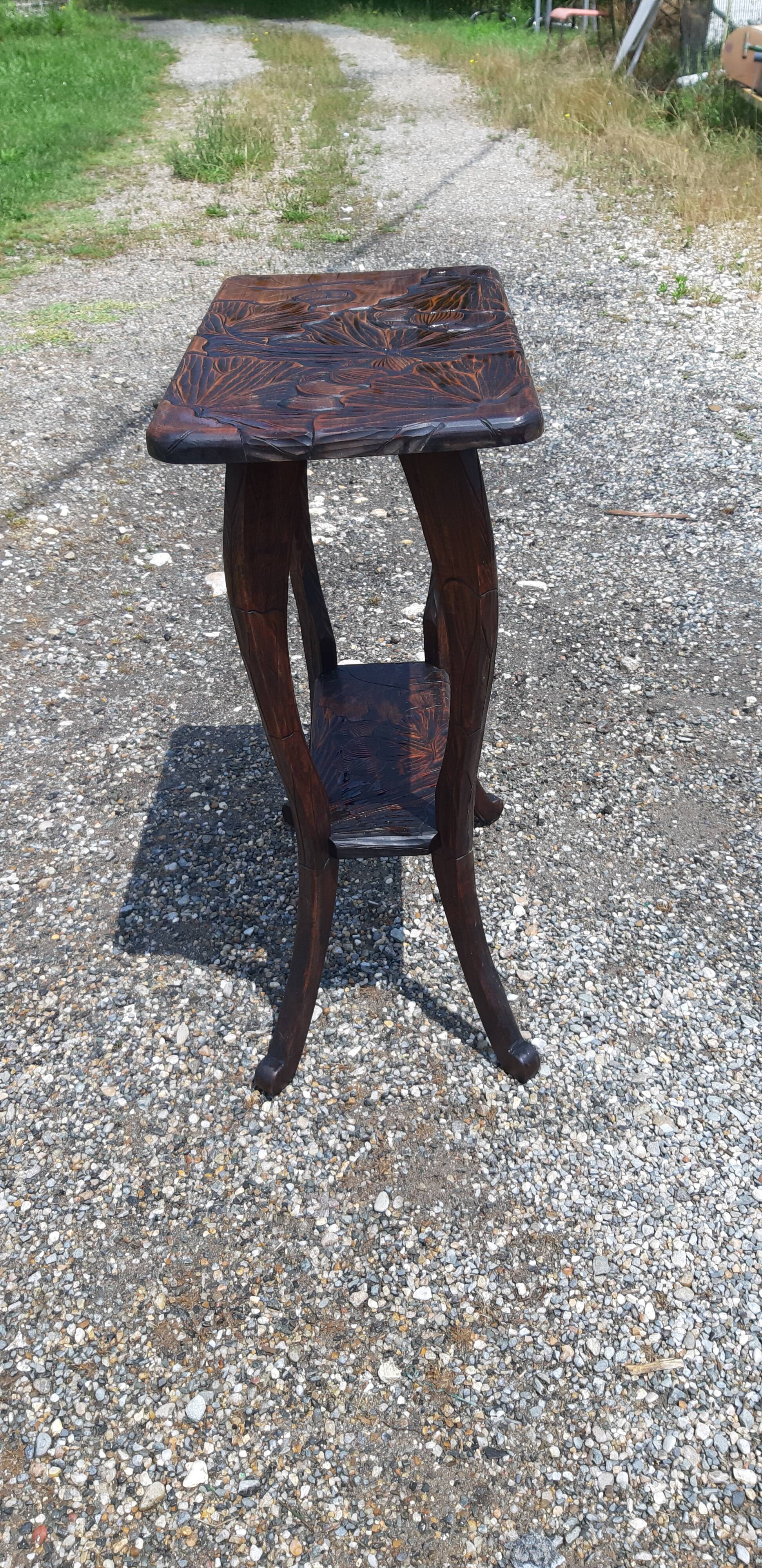 Art Nouveau Wood Tablet