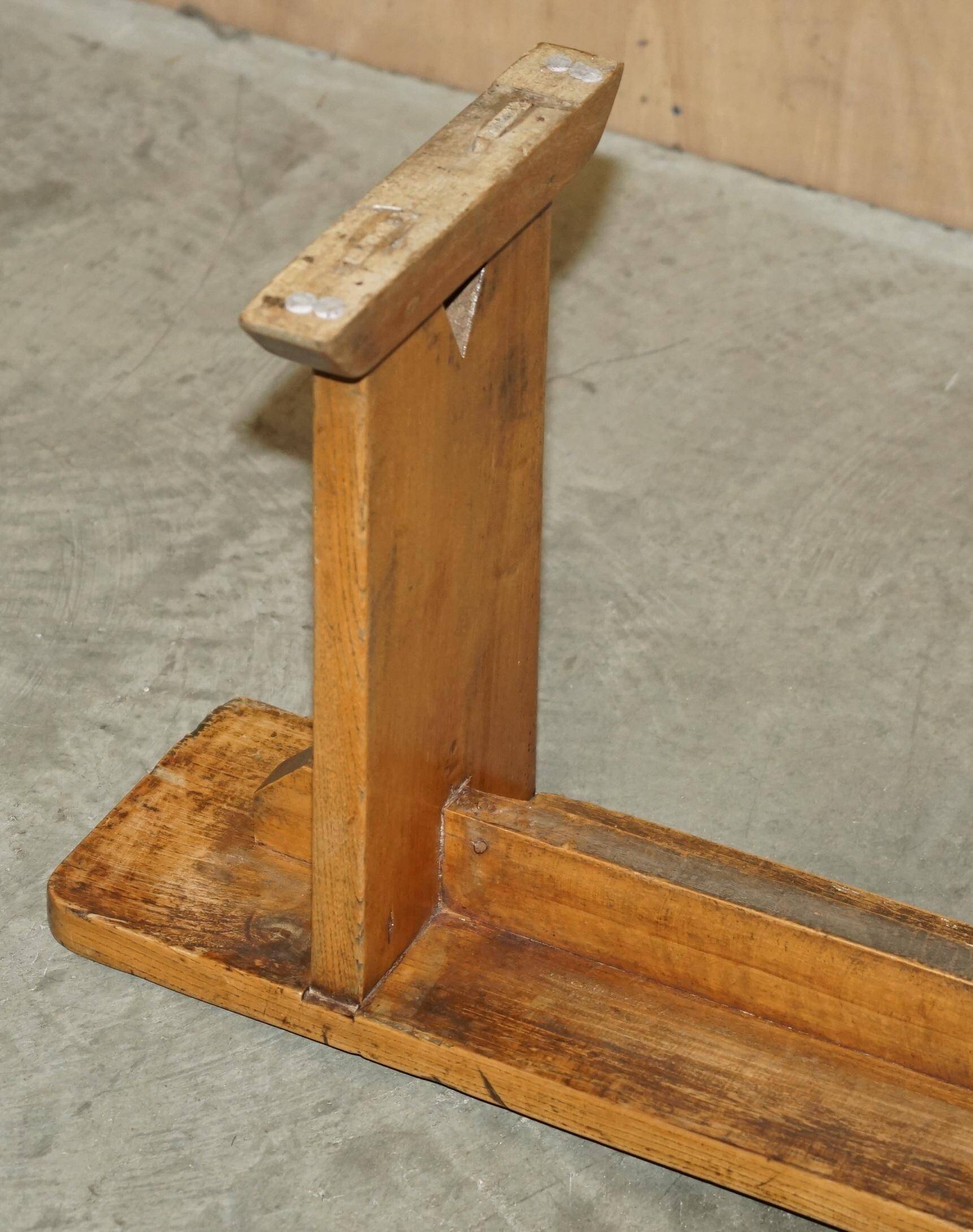 Paire de bancs victorienne en chêne