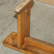 Paire de bancs victorienne en chêne