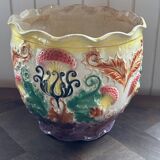 Earthenware cache-pot from the early 20th century.