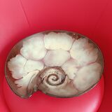 Vintage dish in the shape of a snail.