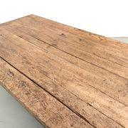 Brutalist farmhouse table in solid oak from the 1950s.