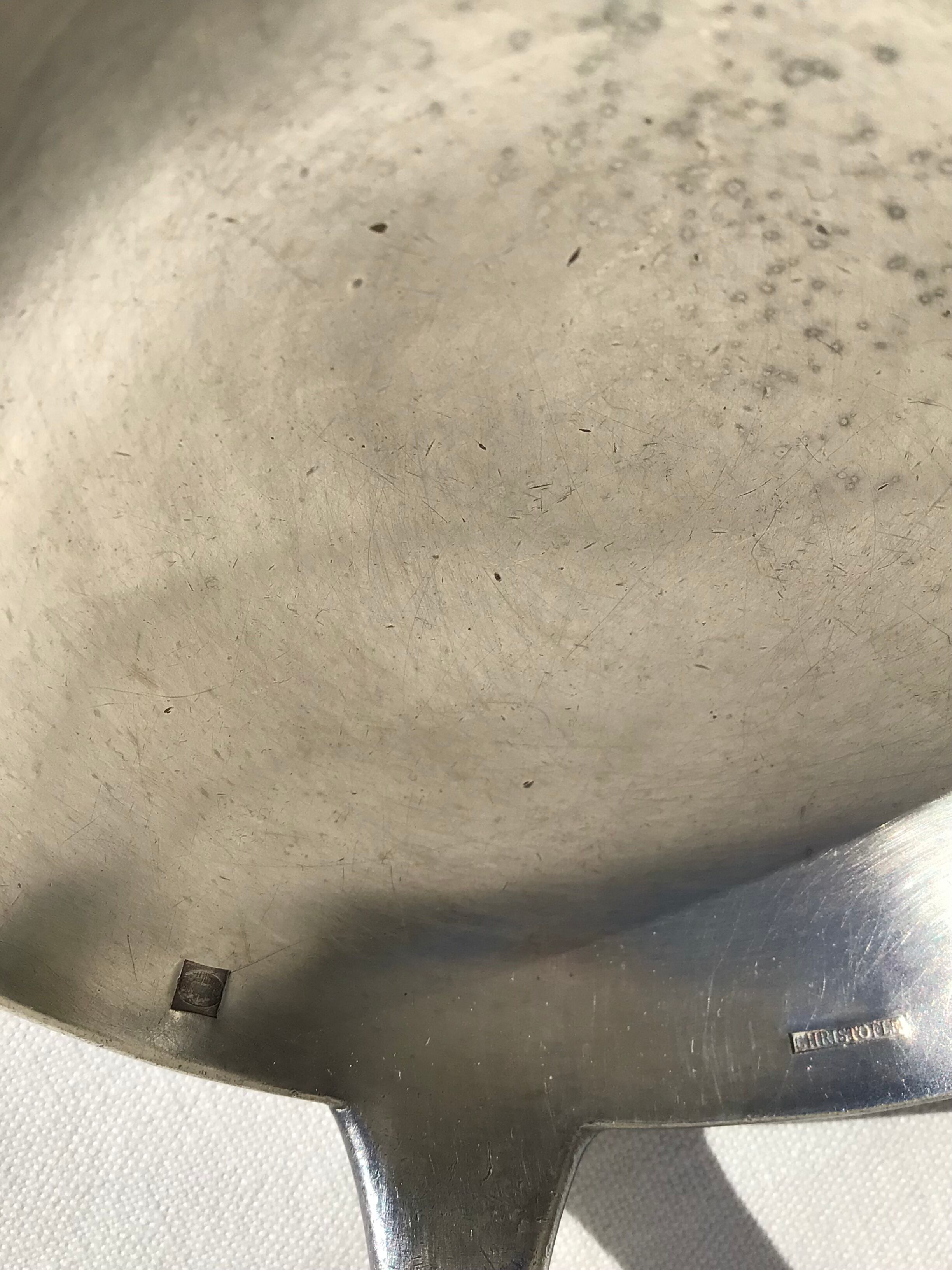 Louche Christofle monogram AB silver-plated antique