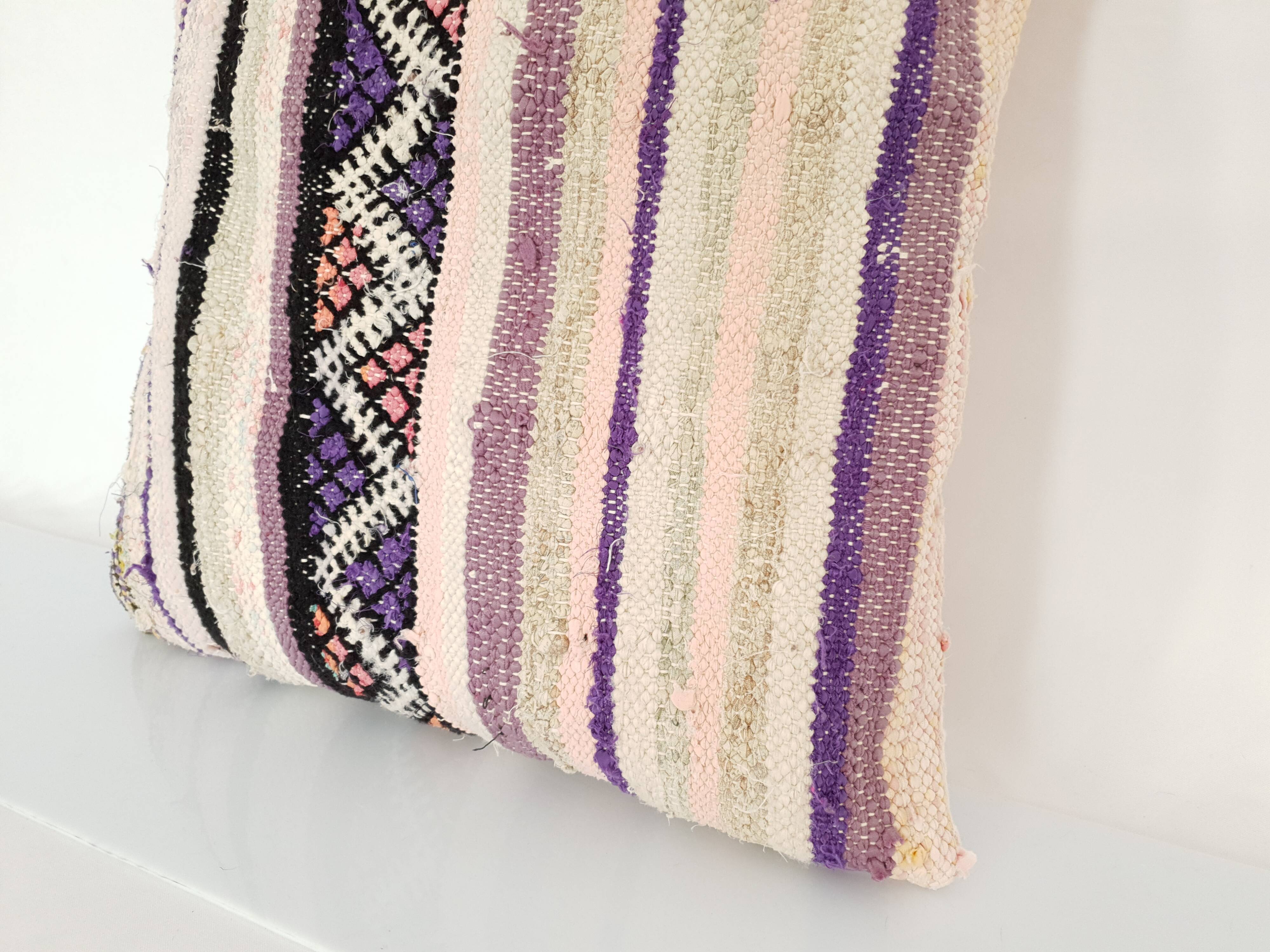 Housse de coussin kilim berbère 50x50