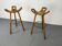 Set of 2 Brutalist Marbella Bar Stools by Sergio Rodrigues, 1960s