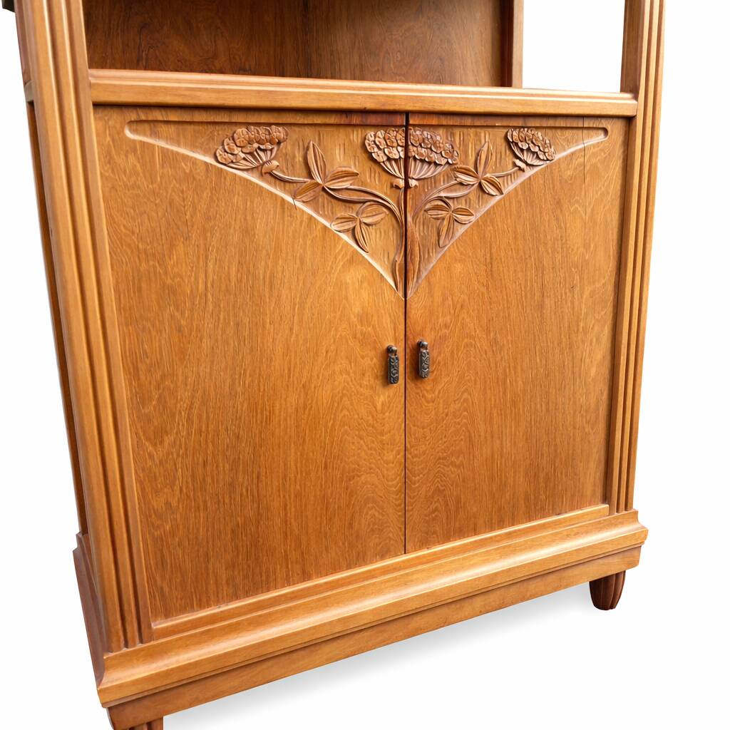 Petit Meuble d'appoint bibliothèque Art Deco 50s