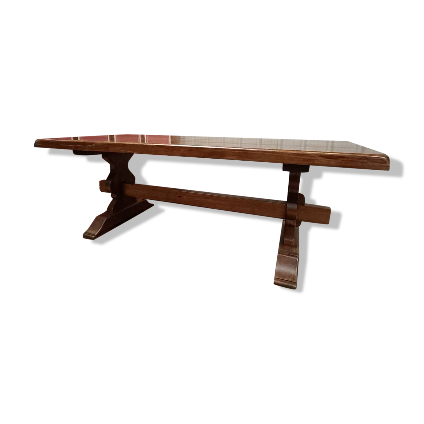 Solid wood monastery table