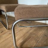 Pair of vintage chrome heaters 60s design