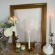 Brass onyx chandelier