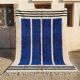 Handwoven natural wool rug, traditional size 3/4 m custom-made.
