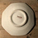 Empty cup pocket in cracked earthenware decoration plums signed Lauray