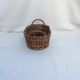 Two-handled wicker basket