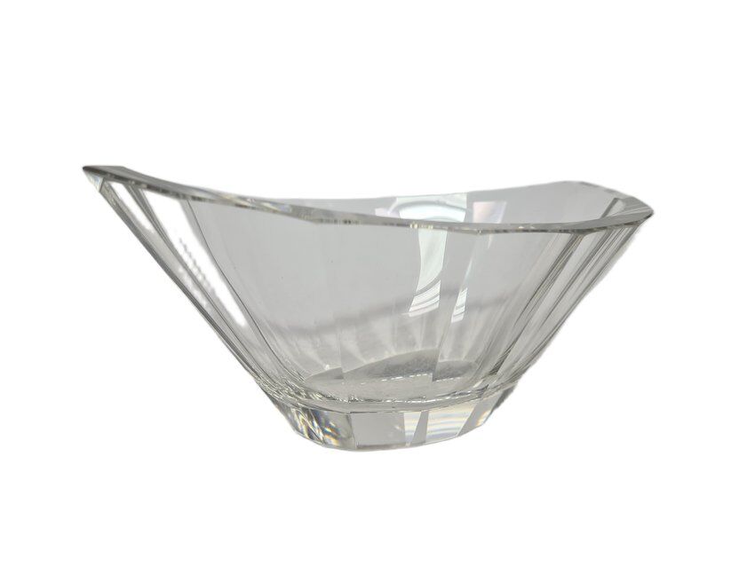 Art Deco transparent jardiniere from Moser, 1930s
