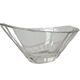 Art Deco transparent jardiniere from Moser, 1930s