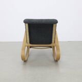 Vintage Rocking Chair/Lounge Chair “Dondolo” by Luigi Crassevig, 1970s