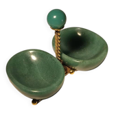 Wolfers Brothers, double silver-gilt condiment set in solid silver and with...