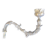 Bougeoir ancien en bronze, applique pour piano