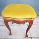 Tabouret de piano style Rocaille assise velours