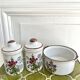 Ceramic pots for flowers or herbarium